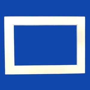 White Picture Frame Mats For 5x7" White Core 3 1/2 x 5 1/2" Opening (78) Unused